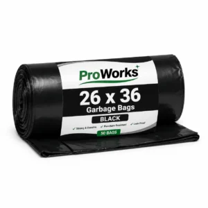 26 x 36 Garbage Bags Black