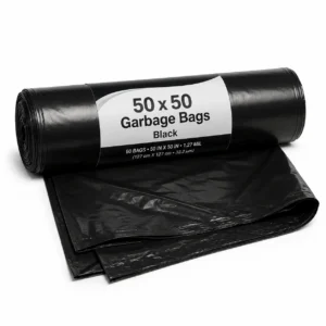 50 x 50 Garbage Bags Black