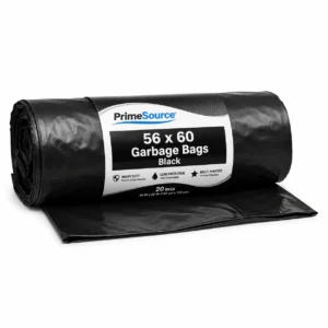 56 x 60 Garbage Bags Black