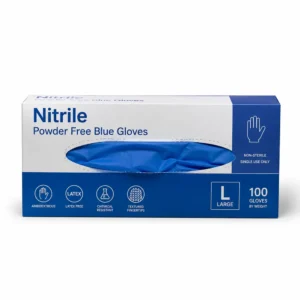 Nitrile Powder Free Blue Gloves